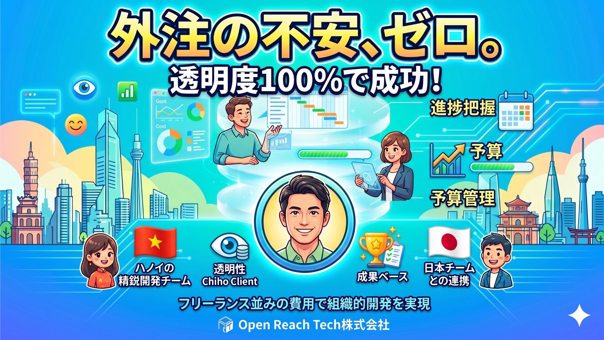 Thumbnail of 「ブラックボックス化」を打破し、外注の不安をゼロにを実現 — ORTのタスクベース開発を体験しませんか