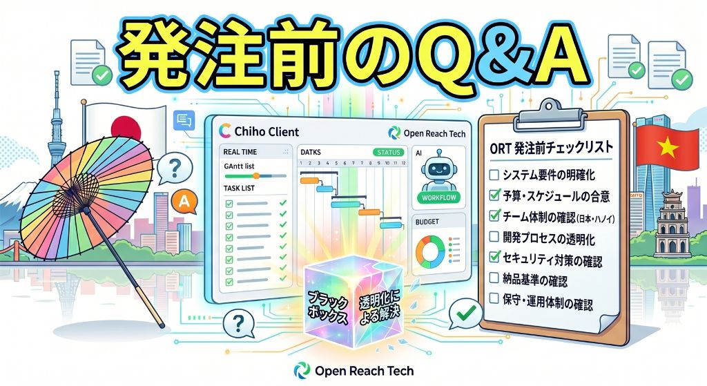 Banner of 【Q&Aリスト】Open Reach Tech社に発注をご検討の企業へ