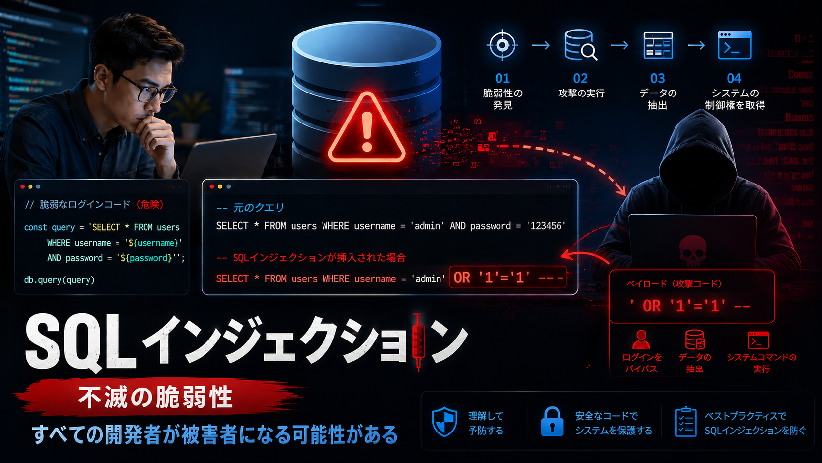 Thumbnail of # SQLインジェクション:「古典的」だが、私もうっかり引っかかりそうになった脆弱性